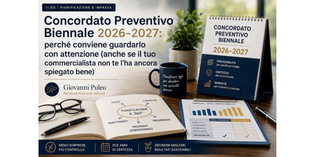 Rappresentazione visiva dell'articolo: Concordato preventivo biennale 26-27: perche conviene gurardarlo con attenzione
