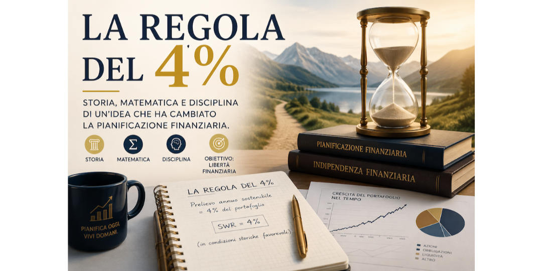 Copertina La regola del 4%: storia, logica e disciplina di una idea per la pianificazione finanziaria